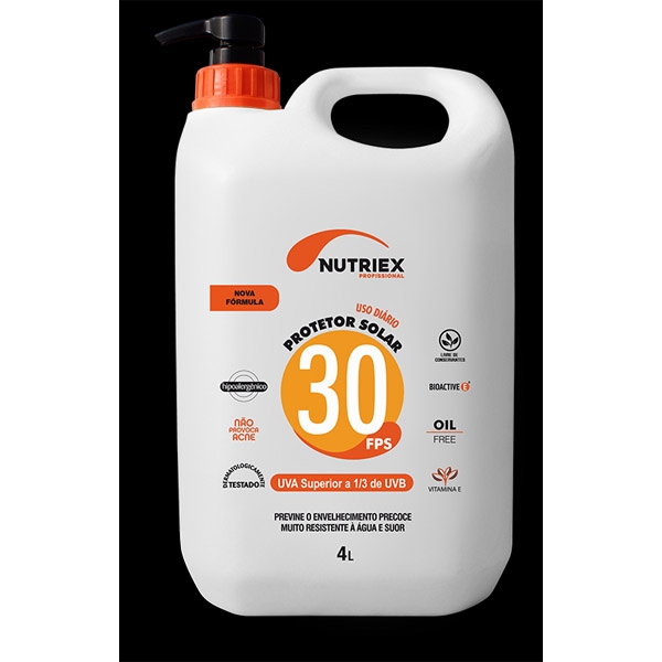PROTETOR SOLAR CORPORAL NUTRIEX PROFISSIONAL FPS30 4L