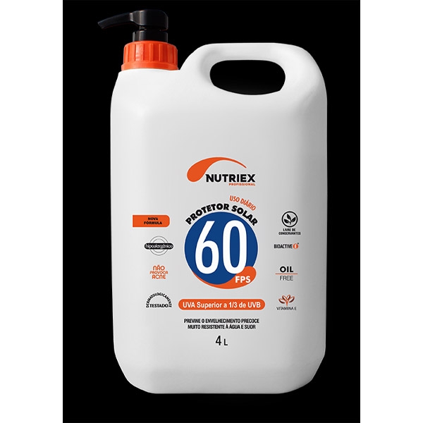 PROTETOR SOLAR CORPORAL NUTRIEX PROFISSIONAL FPS60 4L