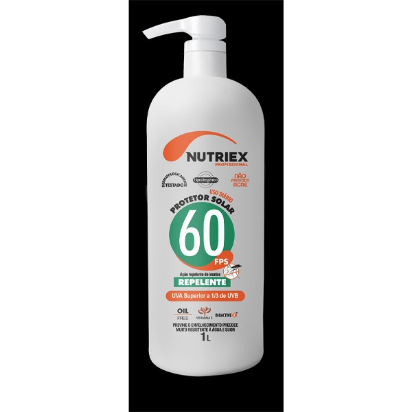 PROTETOR SOLAR REPELENTE NUTRIEX PROFISSIONAL FPS60 1L
