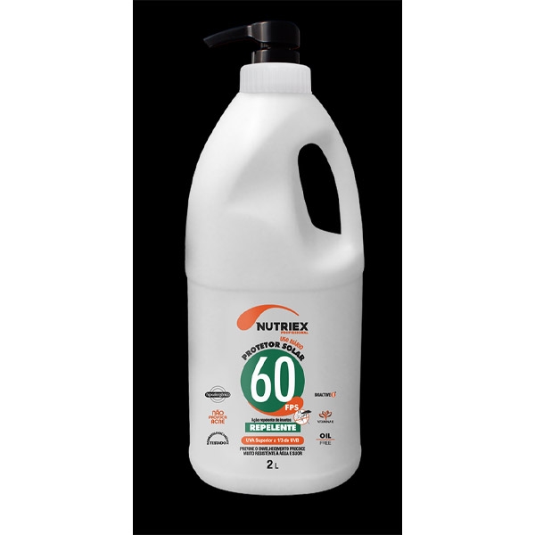 PROTETOR SOLAR REPELENTE NUTRIEX PROFISSIONAL FPS60 2L